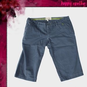 Abercrombie & Fitch Blue Capris